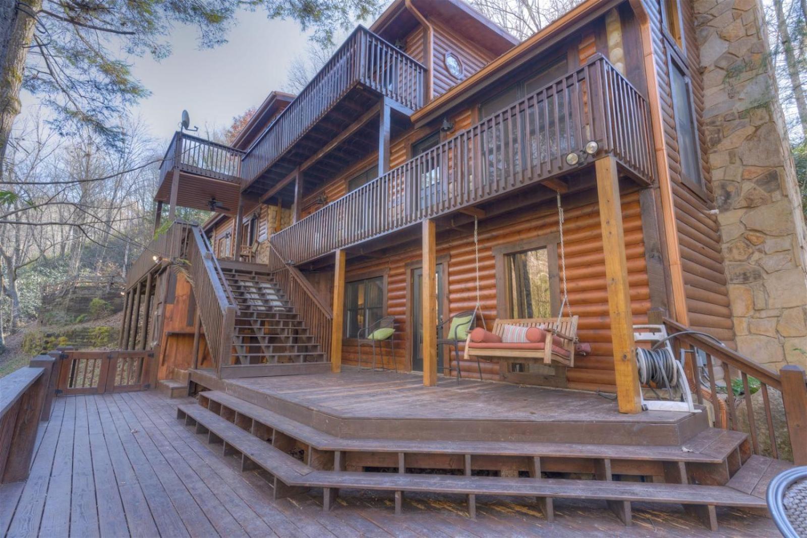 Rushing Waters - Creekside Cabin In North Ga Blue Ridge Exterior foto