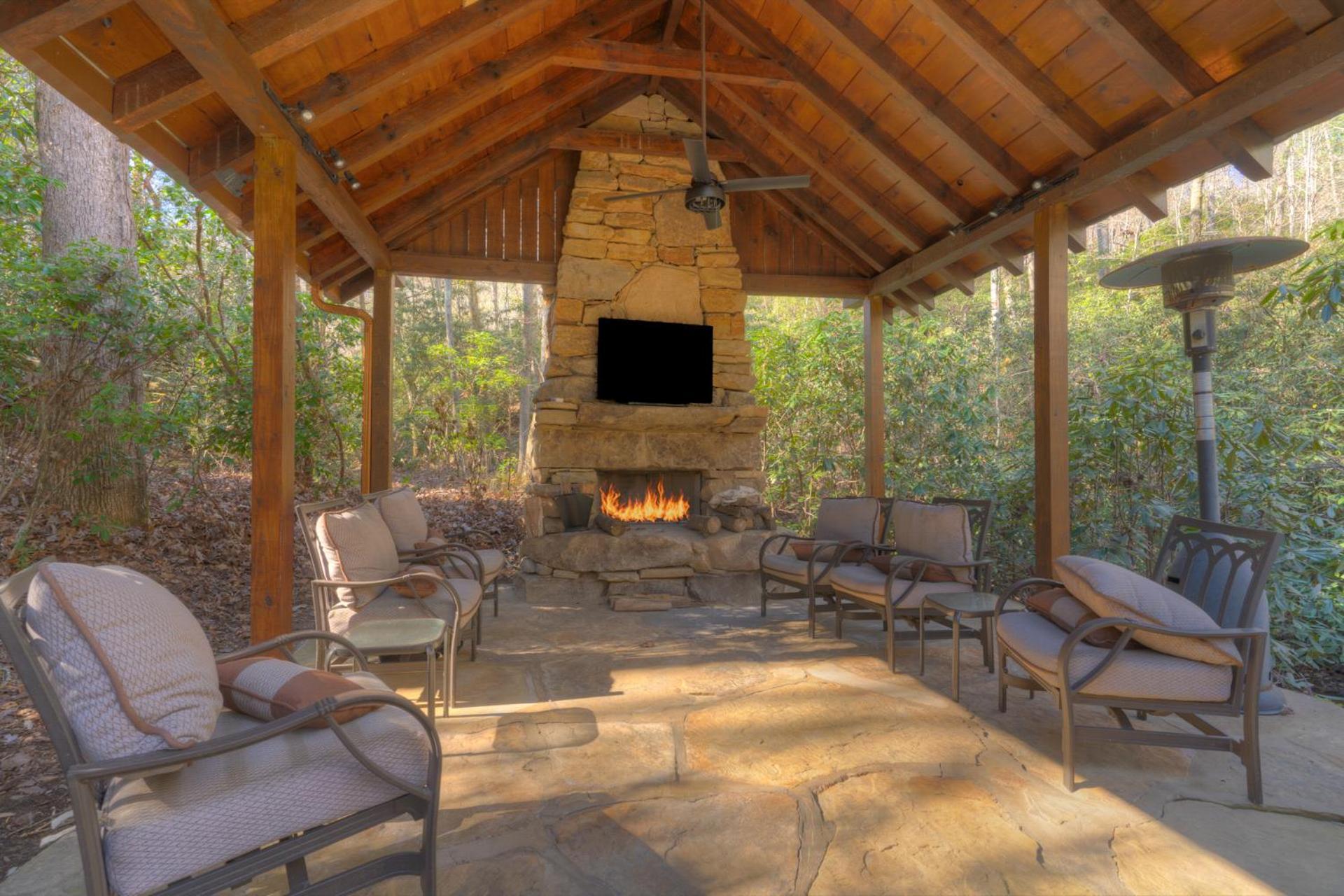 Rushing Waters - Creekside Cabin In North Ga Blue Ridge Exterior foto